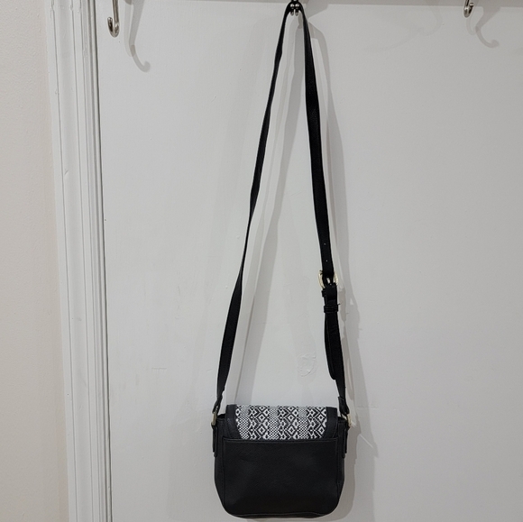 Target Faux leather Woven Flap Small Crossbody Bag - Picture 8 of 16